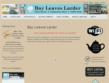 Tablet Screenshot of bayleaveslarder.co.uk